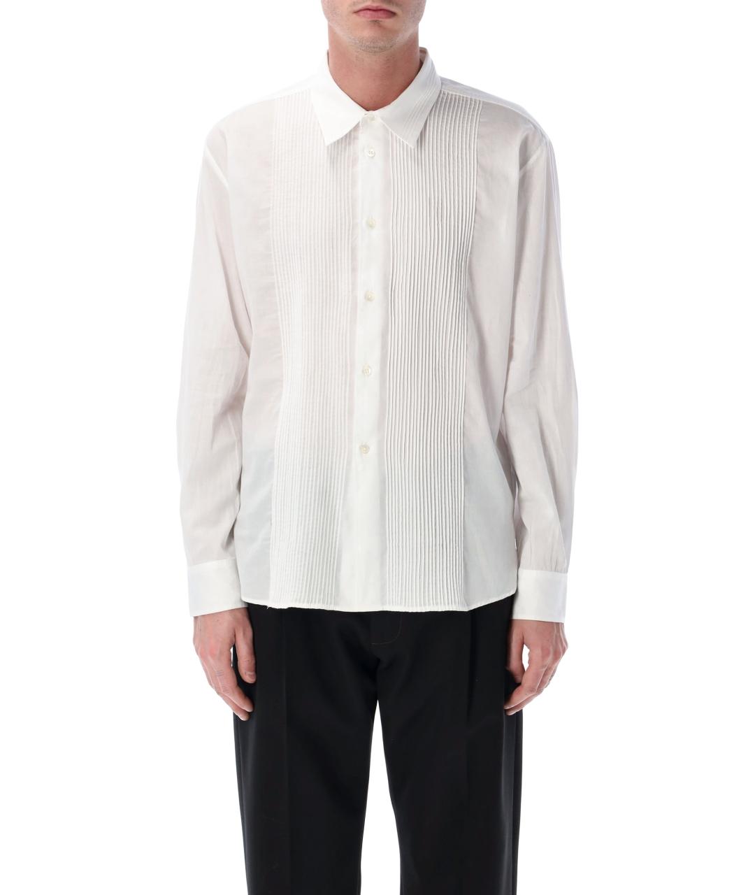 OUR LEGACY Белая хлопковая классическая рубашка, фото 1