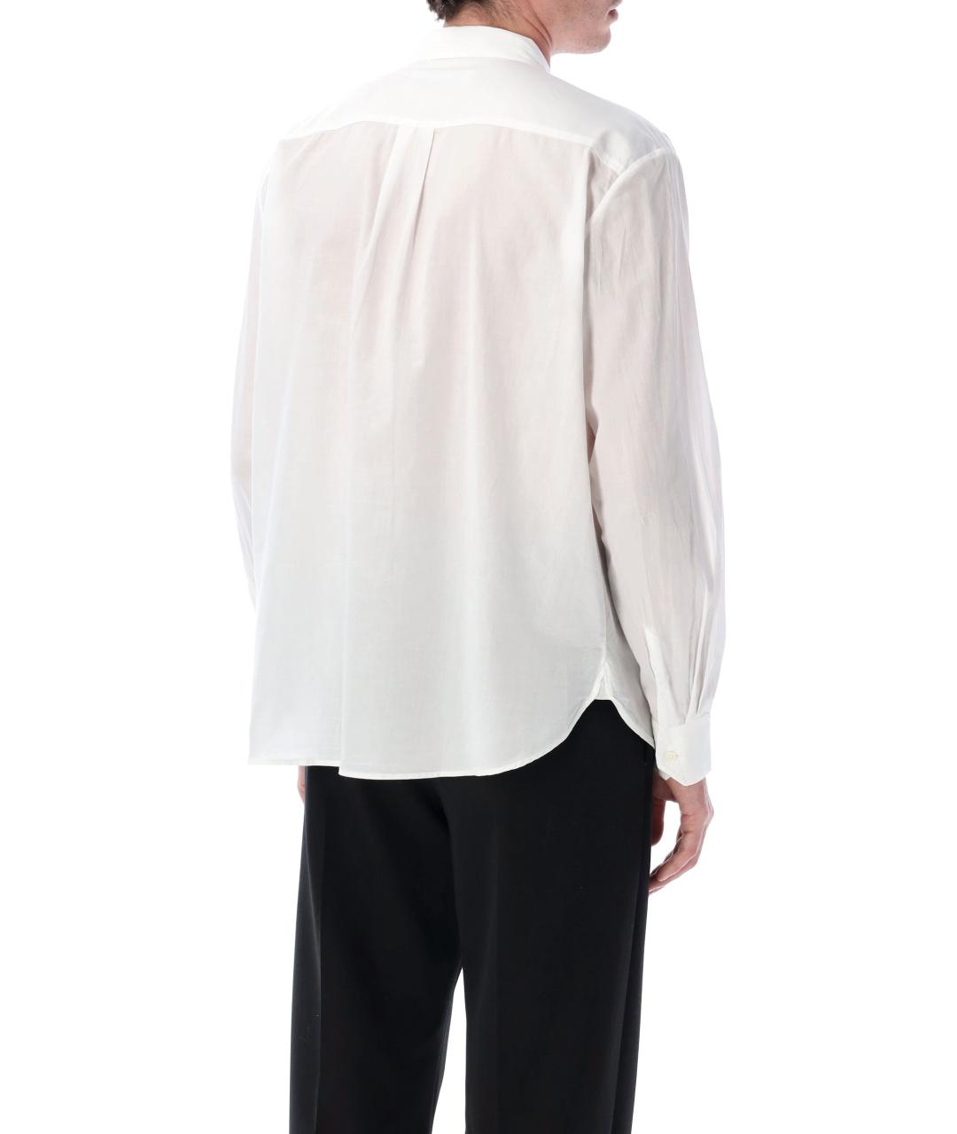 OUR LEGACY Белая хлопковая классическая рубашка, фото 2