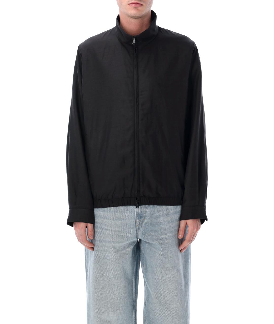 OUR LEGACY Черная вискозная куртка, фото 1