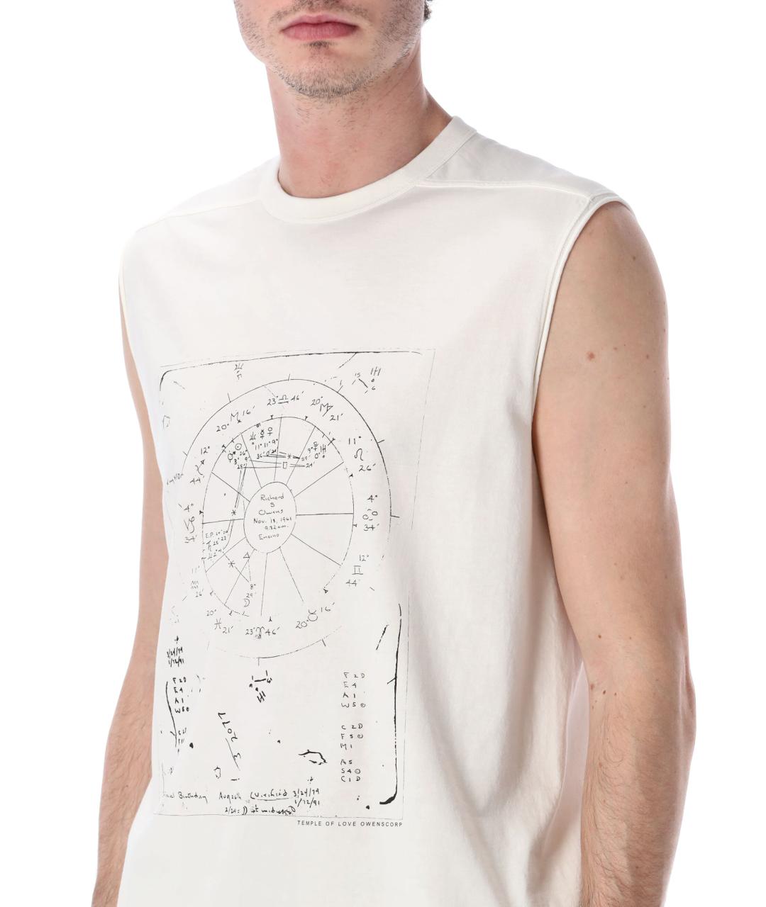 RICK OWENS Белая хлопковая майка, фото 3