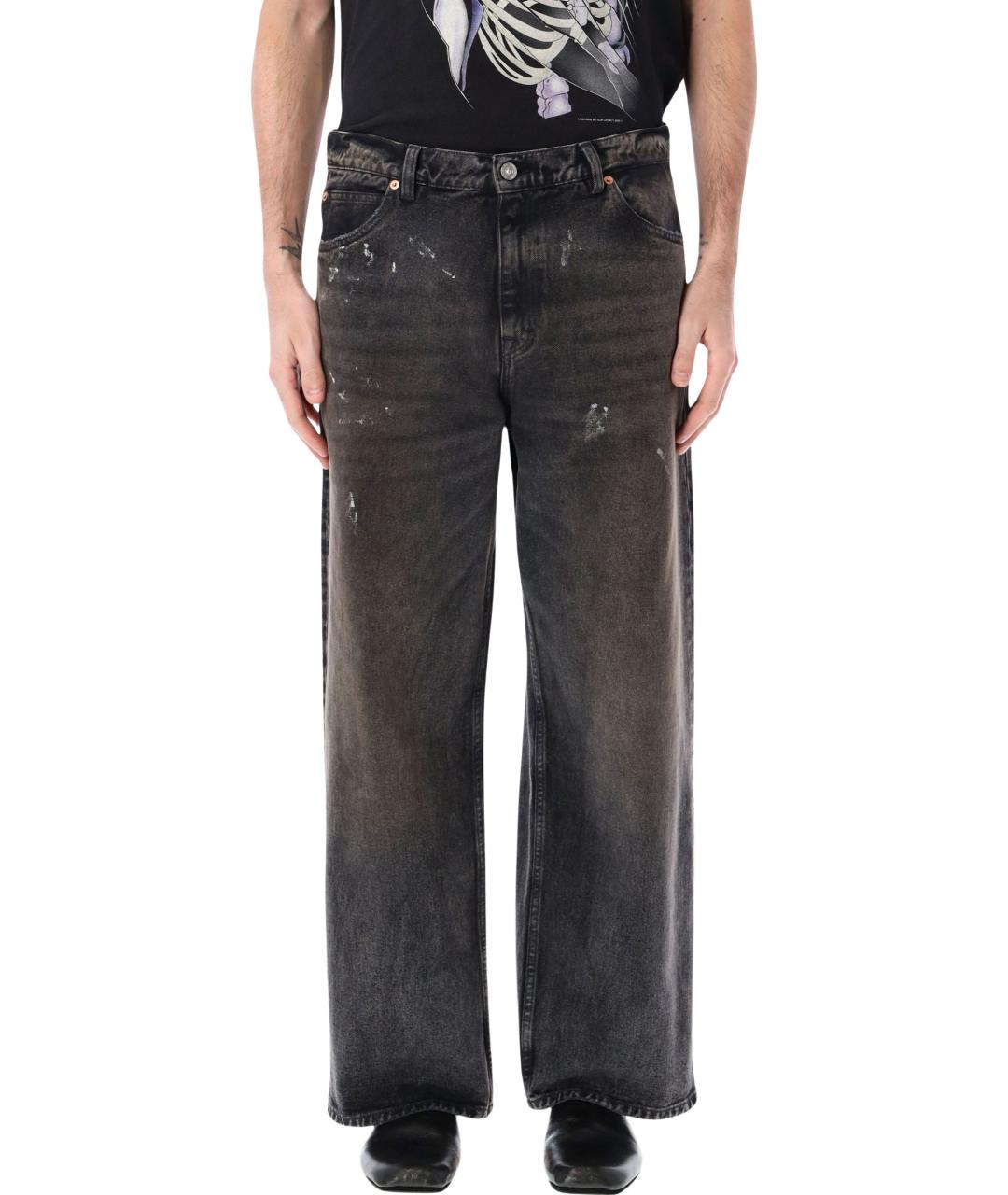 OUR LEGACY Коричневые хлопковые прямые джинсы, фото 1