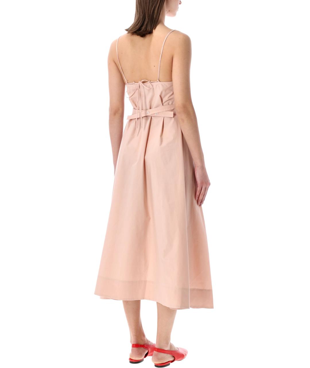 SOEUR Розовое хлопковое повседневное платье, фото 2