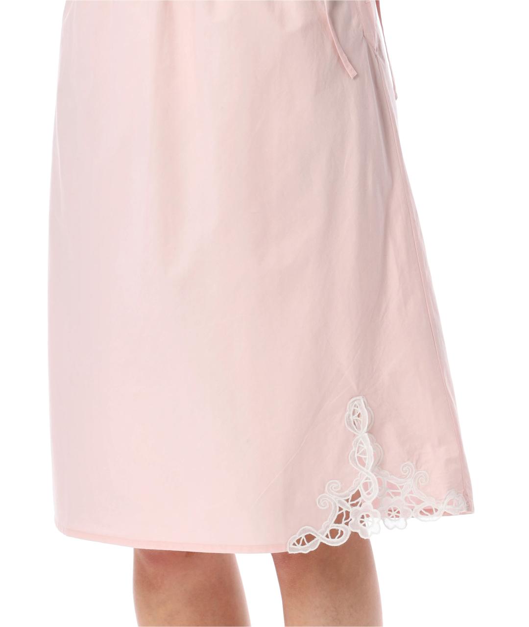 SOEUR Розовая хлопковая юбка миди, фото 3