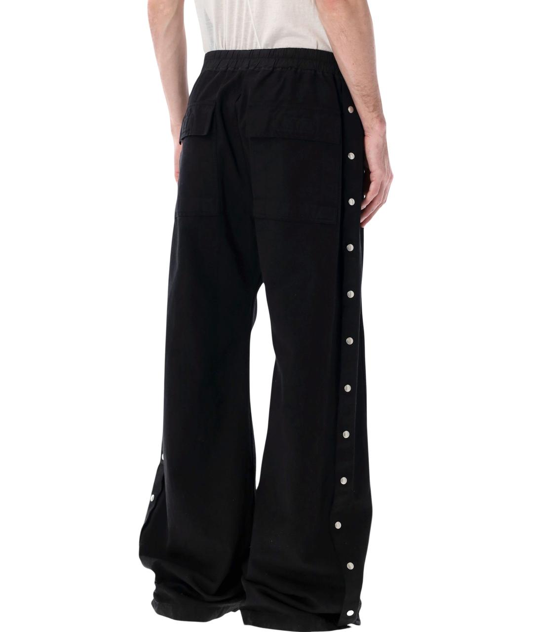 RICK OWENS DRKSHDW Черные хлопковые повседневные брюки, фото 2
