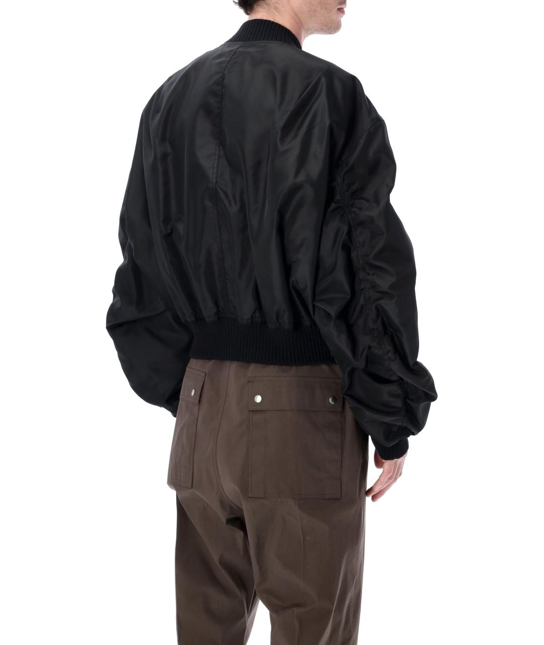 RICK OWENS Черная полиамидовая куртка, фото 2