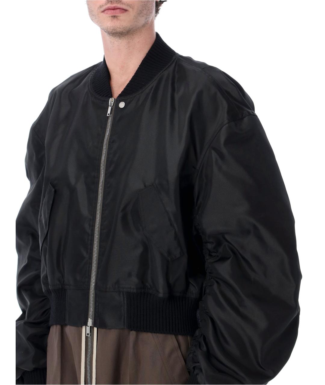 RICK OWENS Черная полиамидовая куртка, фото 3