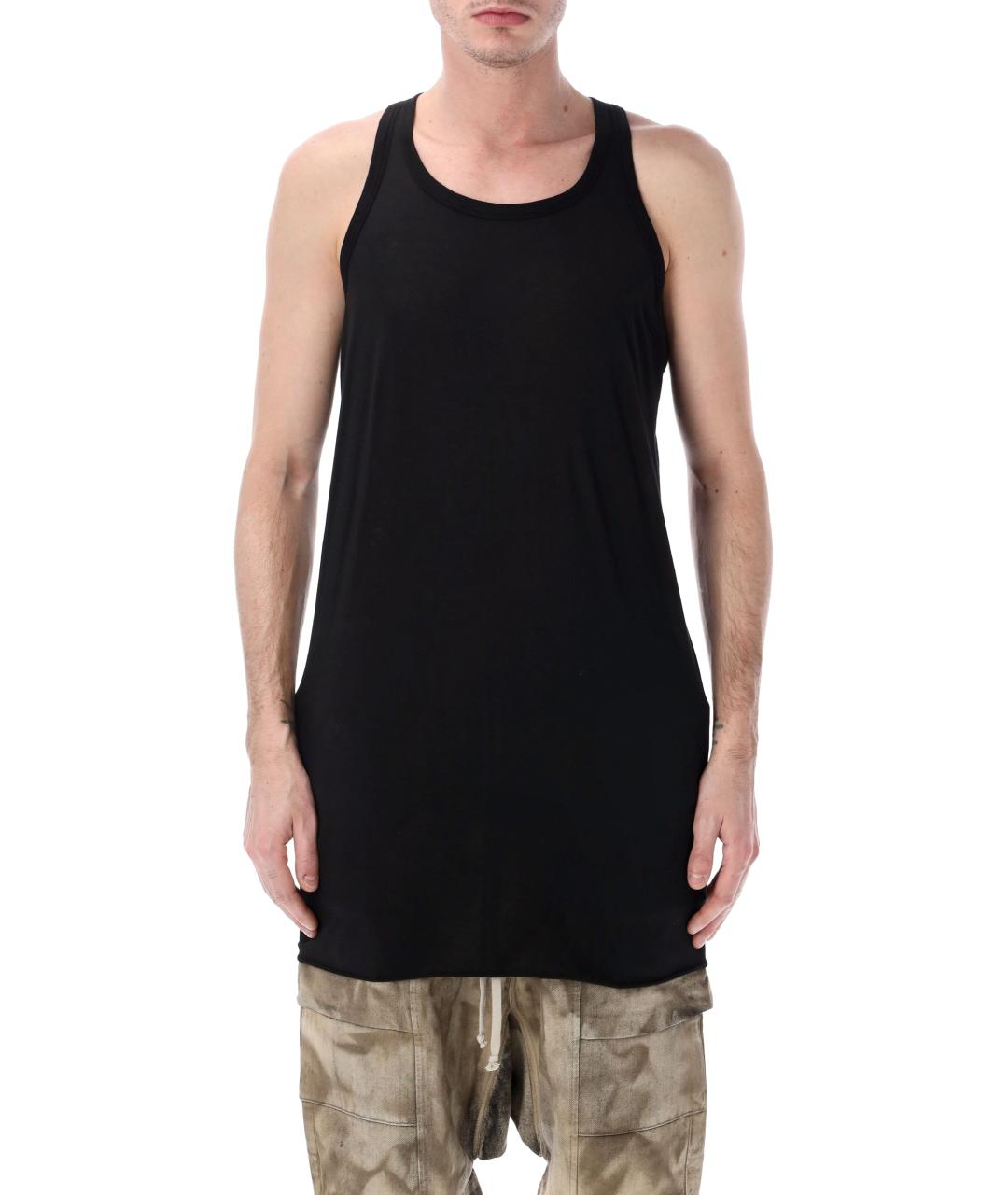 RICK OWENS DRKSHDW Черная хлопковая майка, фото 1