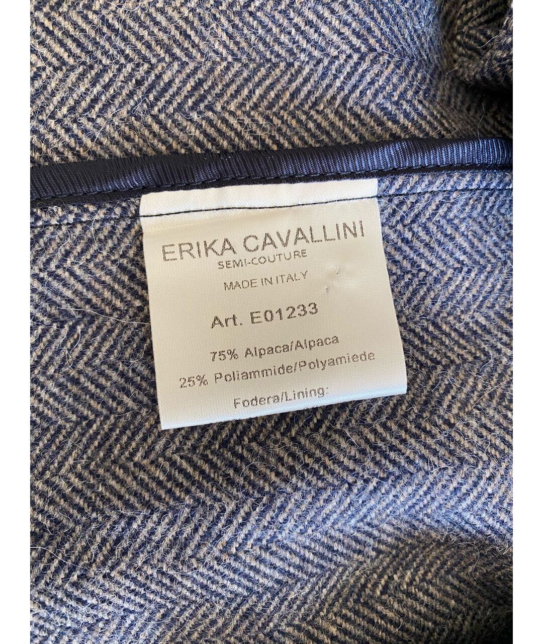ERIKA CAVALLINI Серебрянный костюм с брюками, фото 7