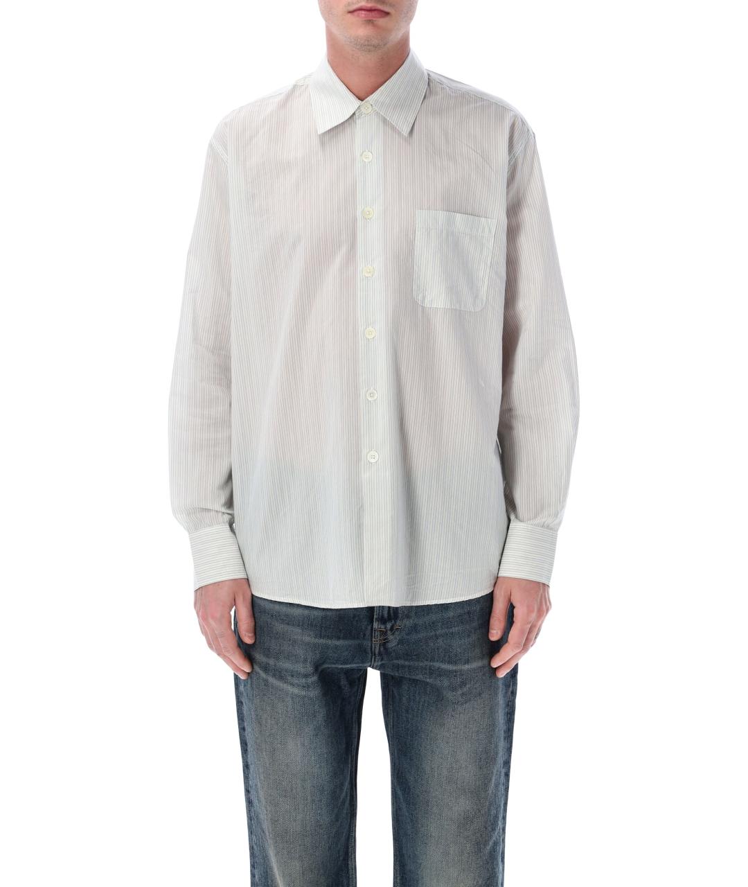 OUR LEGACY Белая хлопковая кэжуал рубашка, фото 1