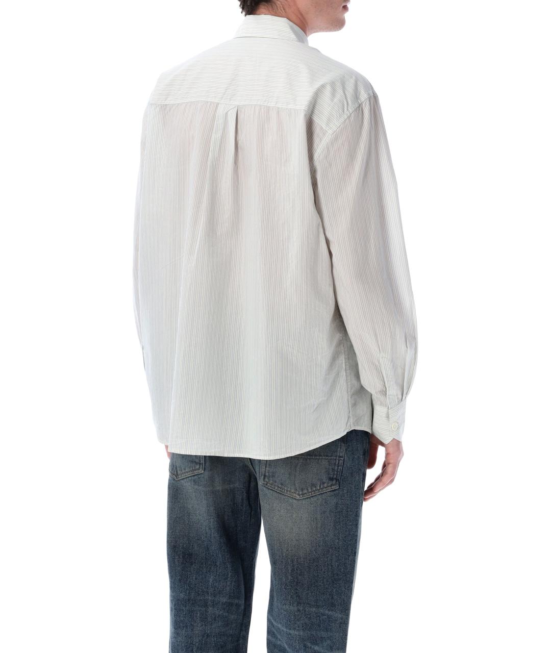 OUR LEGACY Белая хлопковая кэжуал рубашка, фото 2