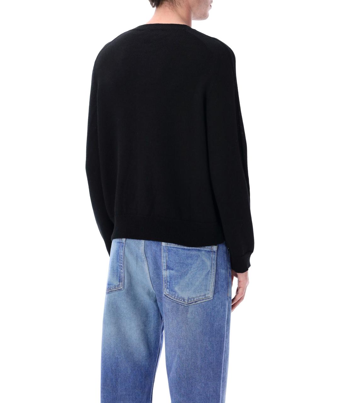 OUR LEGACY Черный льняной кардиган, фото 2