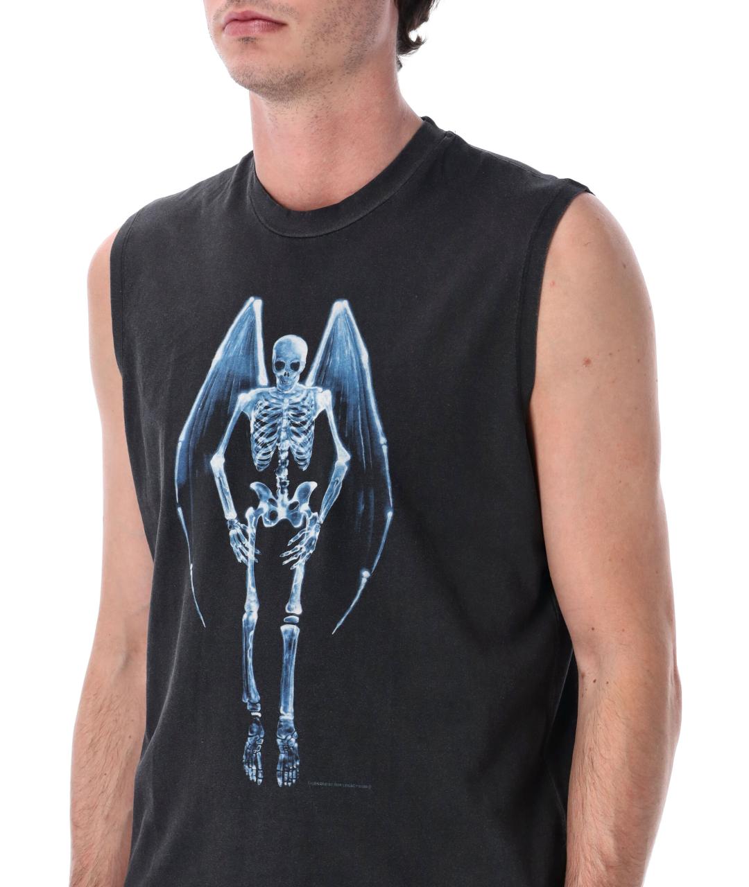 OUR LEGACY Черная хлопковая майка, фото 3