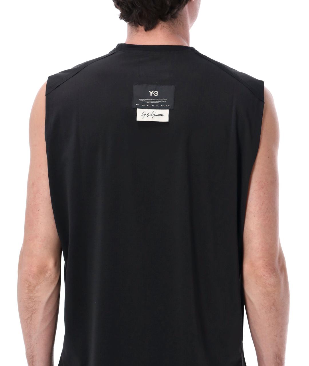 Y-3 Черная майка, фото 3