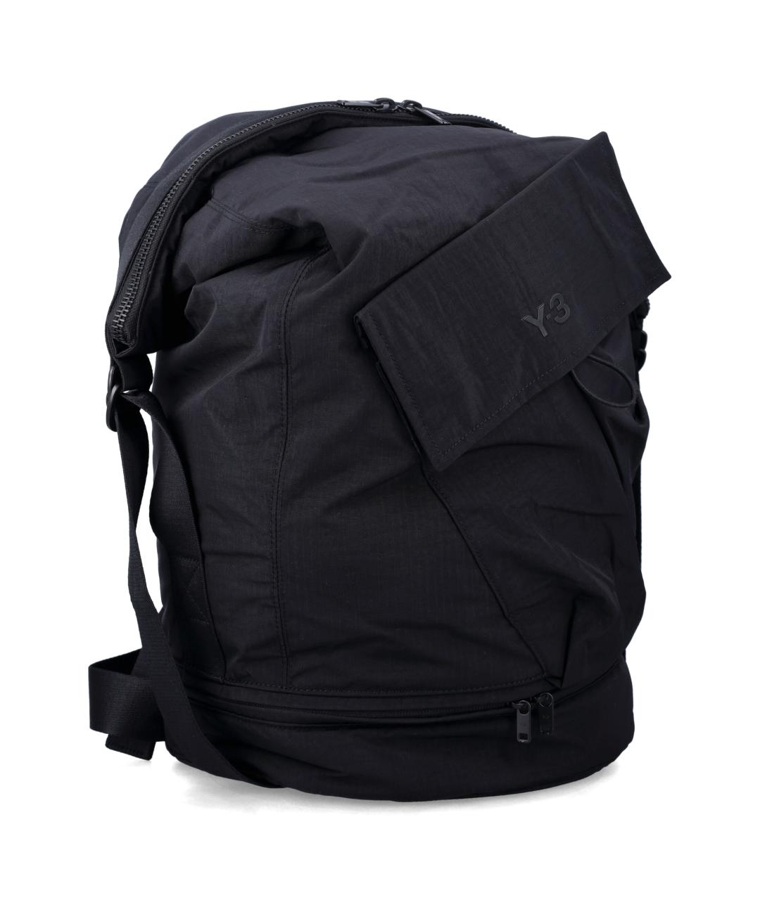 Y-3 Черный синтетический рюкзак, фото 2