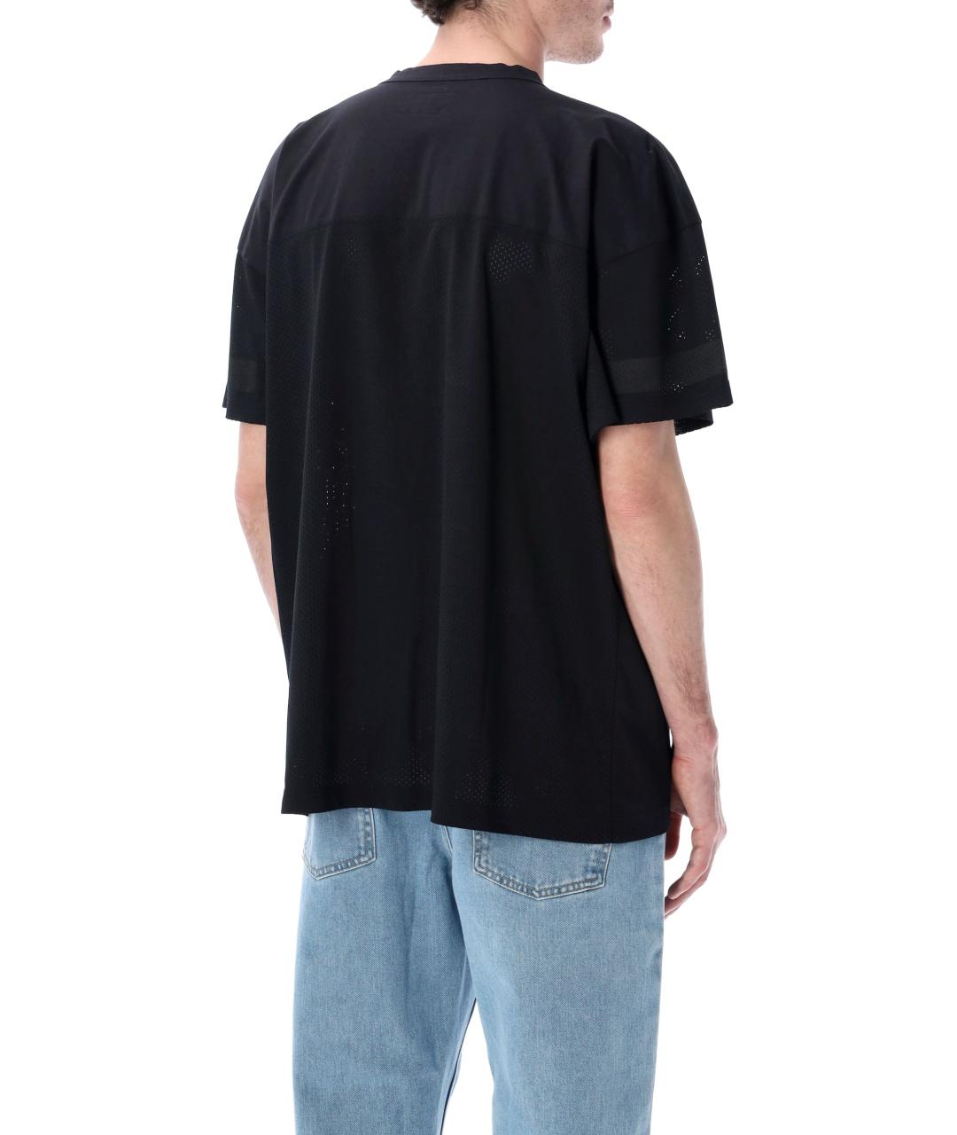 ERL Черная хлопковая футболка, фото 2