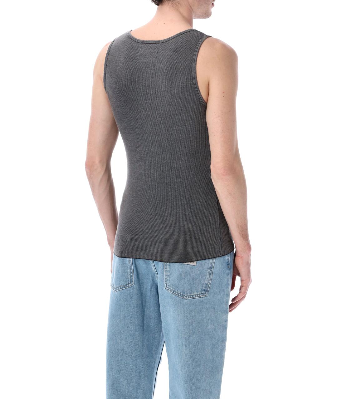 ERL Серая хлопковая майка, фото 2