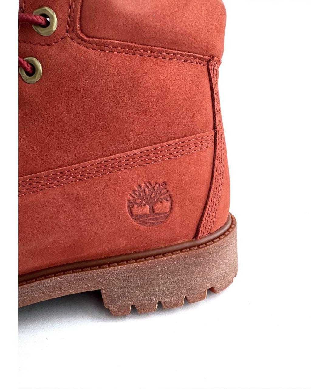 TIMBERLAND Бордовые ботинки, фото 4