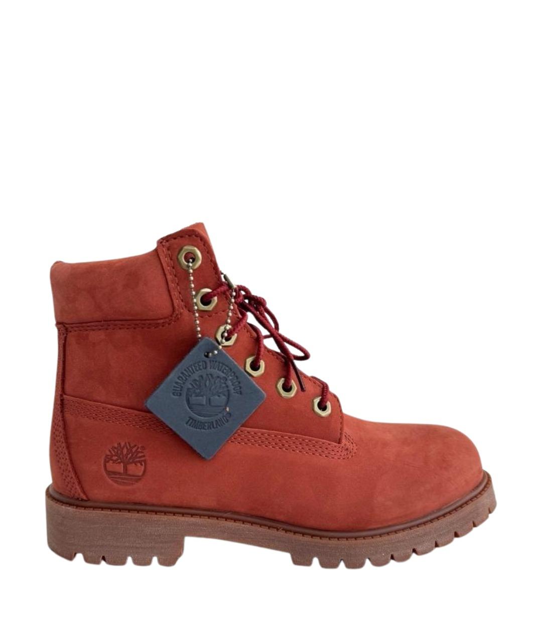 TIMBERLAND Бордовые ботинки, фото 1