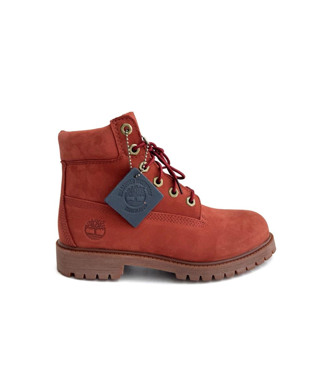 TIMBERLAND Бордовые ботинки, фото 8