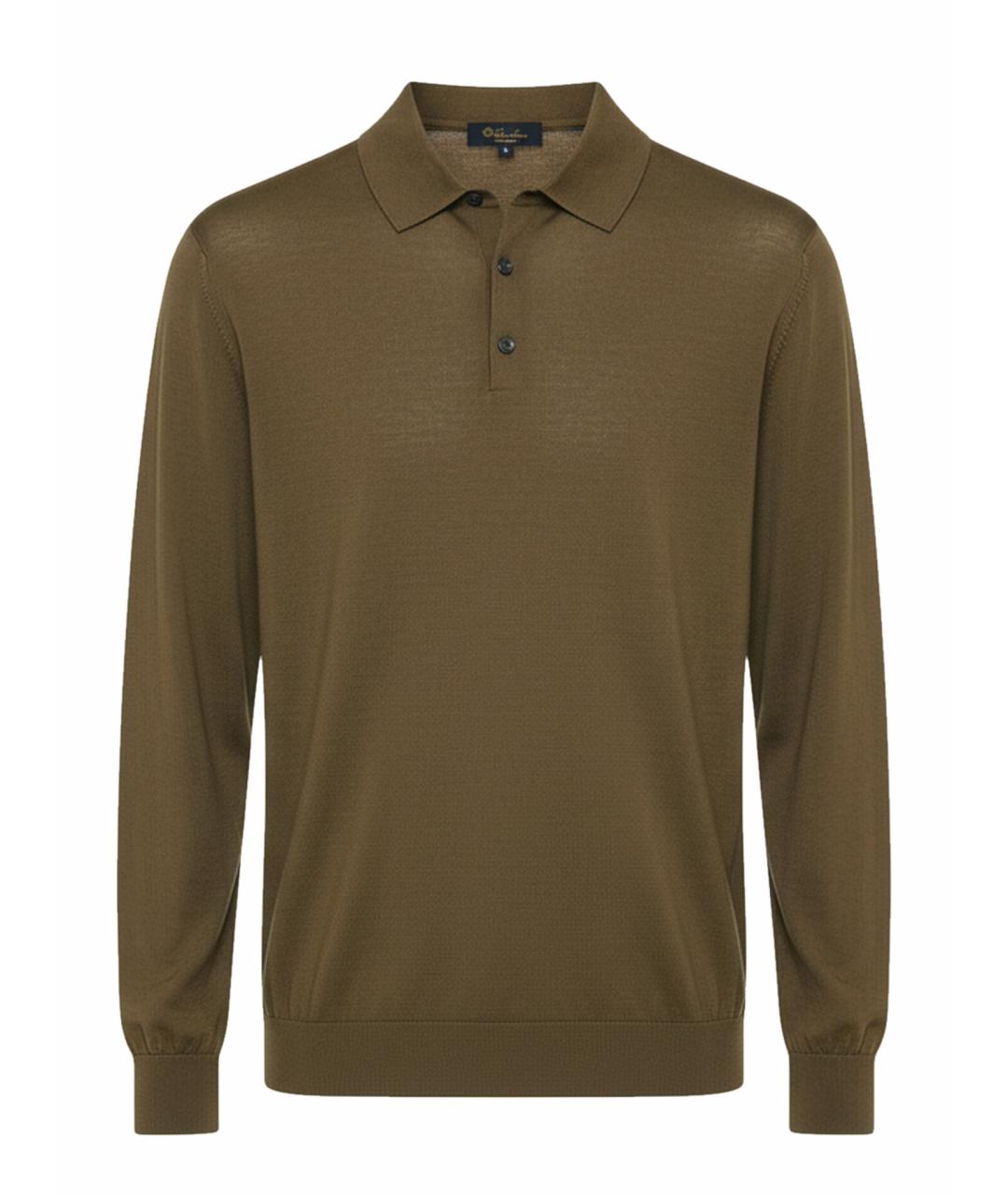 LORO PIANA Коричневый шерстяной джемпер / свитер, фото 1