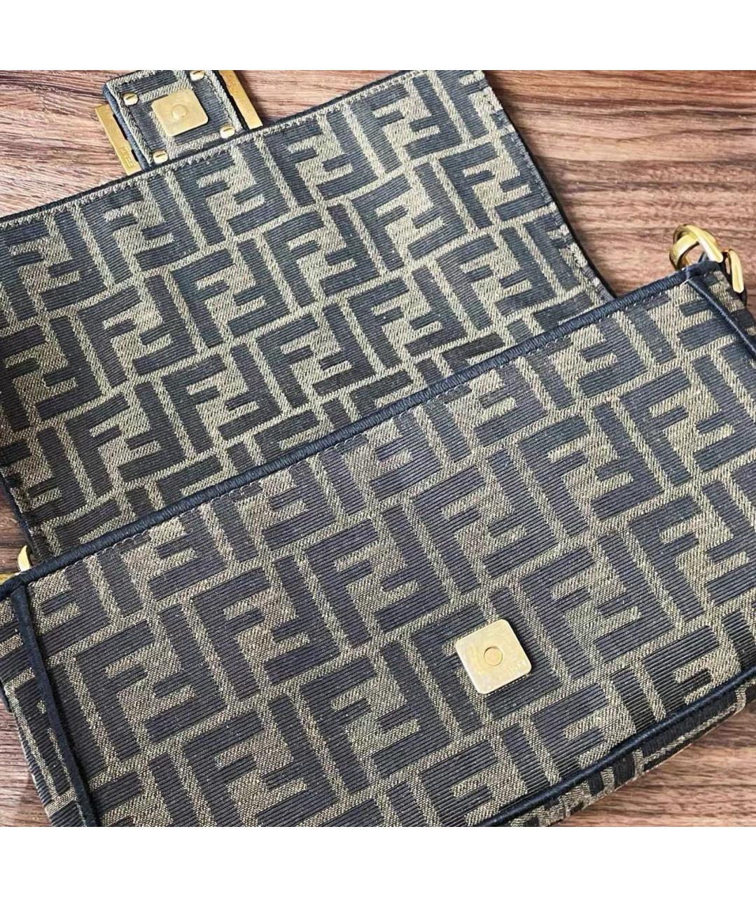 FENDI Коричневая сумка через плечо, фото 7