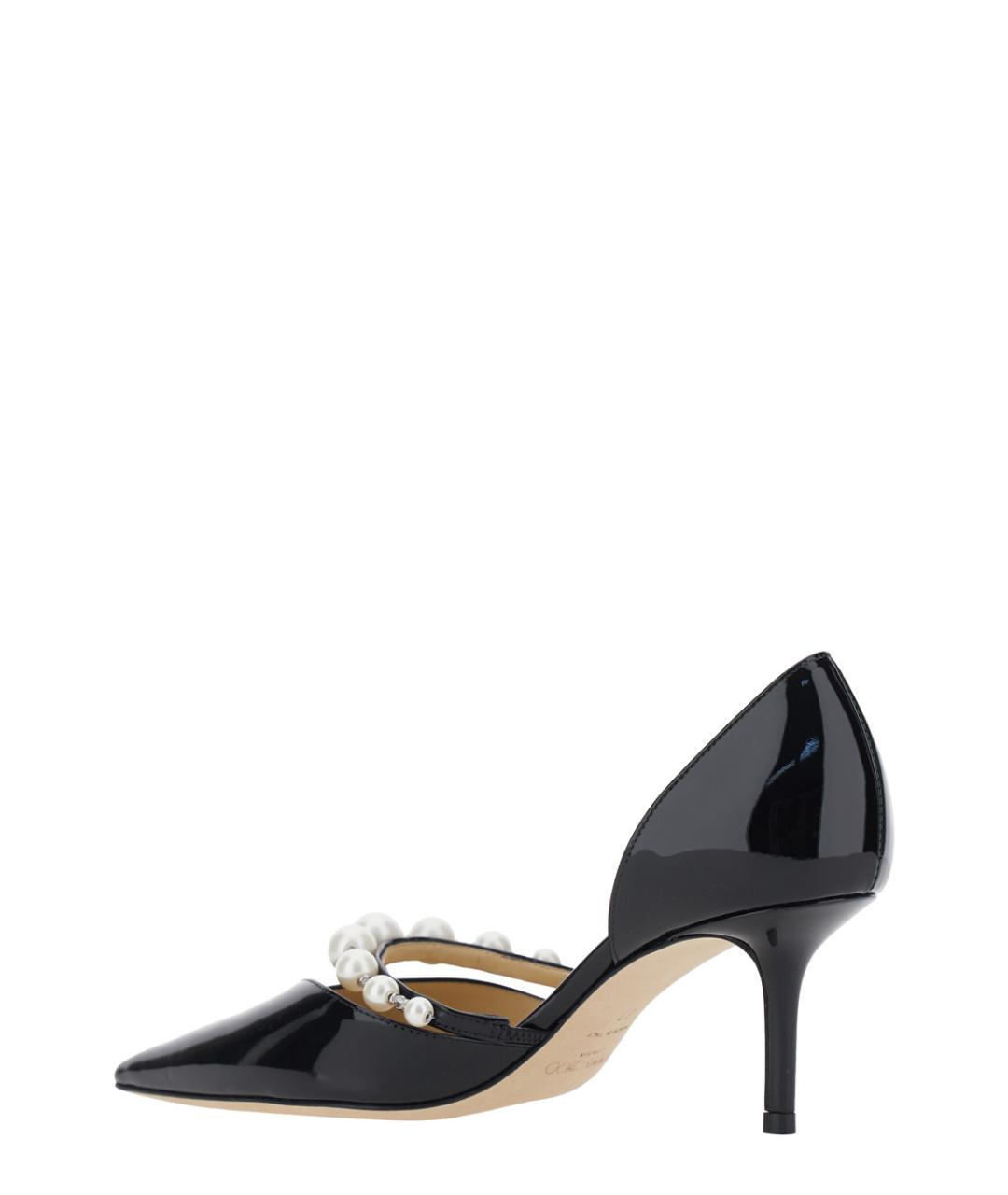 JIMMY CHOO Черные кожаные туфли, фото 3