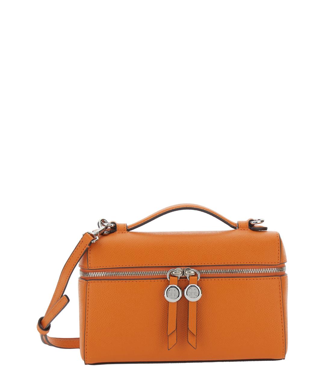 TORY BURCH Оранжевая кожаная сумка через плечо, фото 1