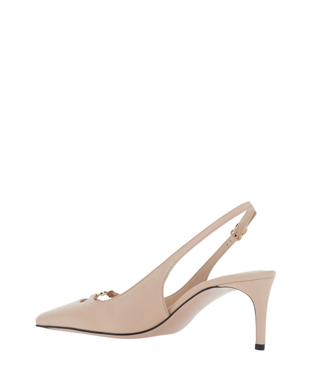 DOLCE&GABBANA Розовые кожаные туфли, фото 3