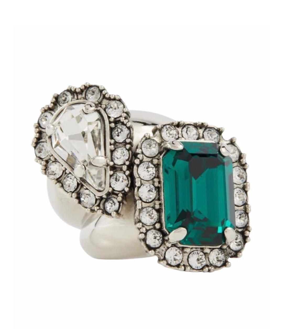 SAINT LAURENT Серебряное металлическое кольцо, фото 1