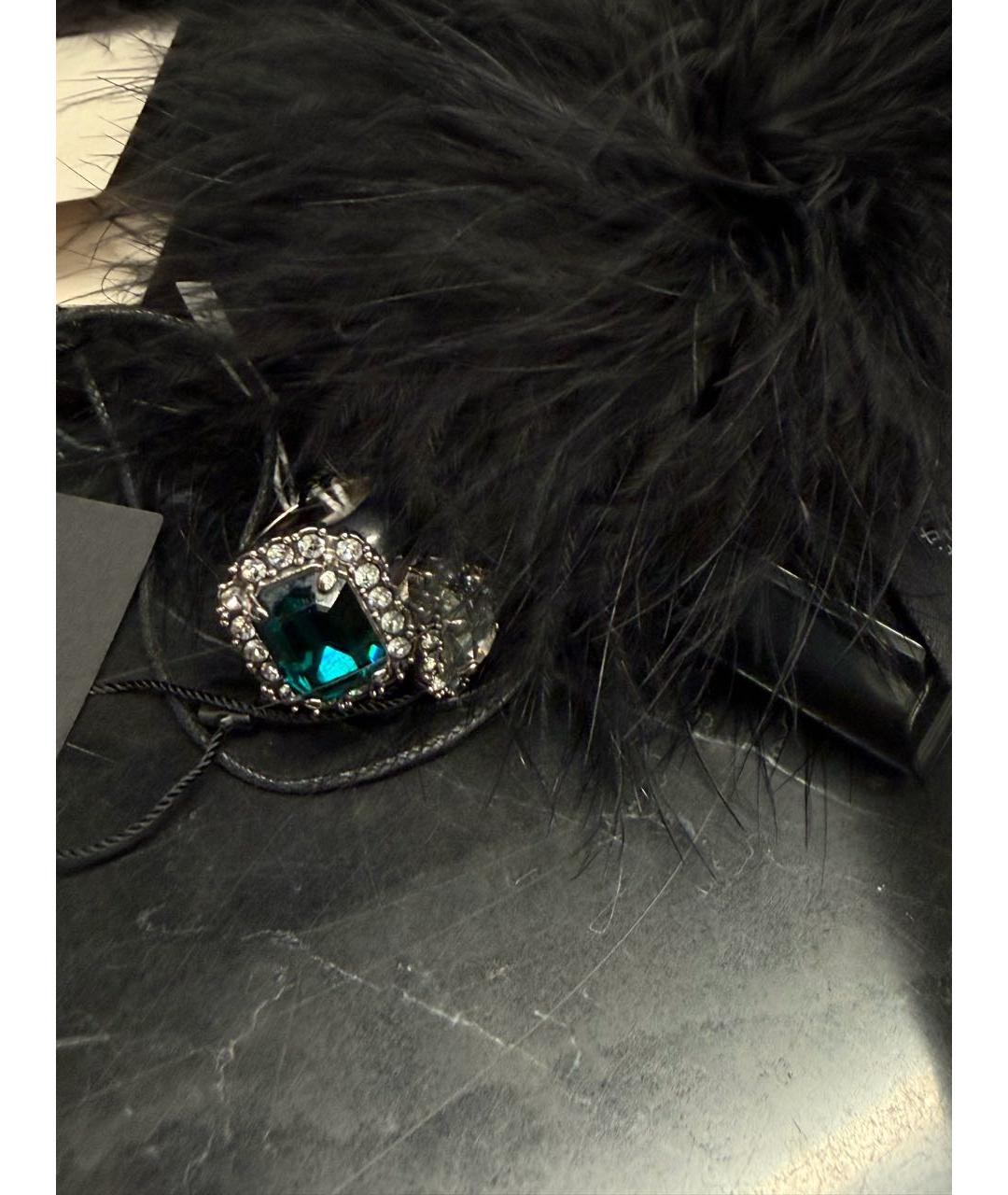 SAINT LAURENT Серебряное металлическое кольцо, фото 4