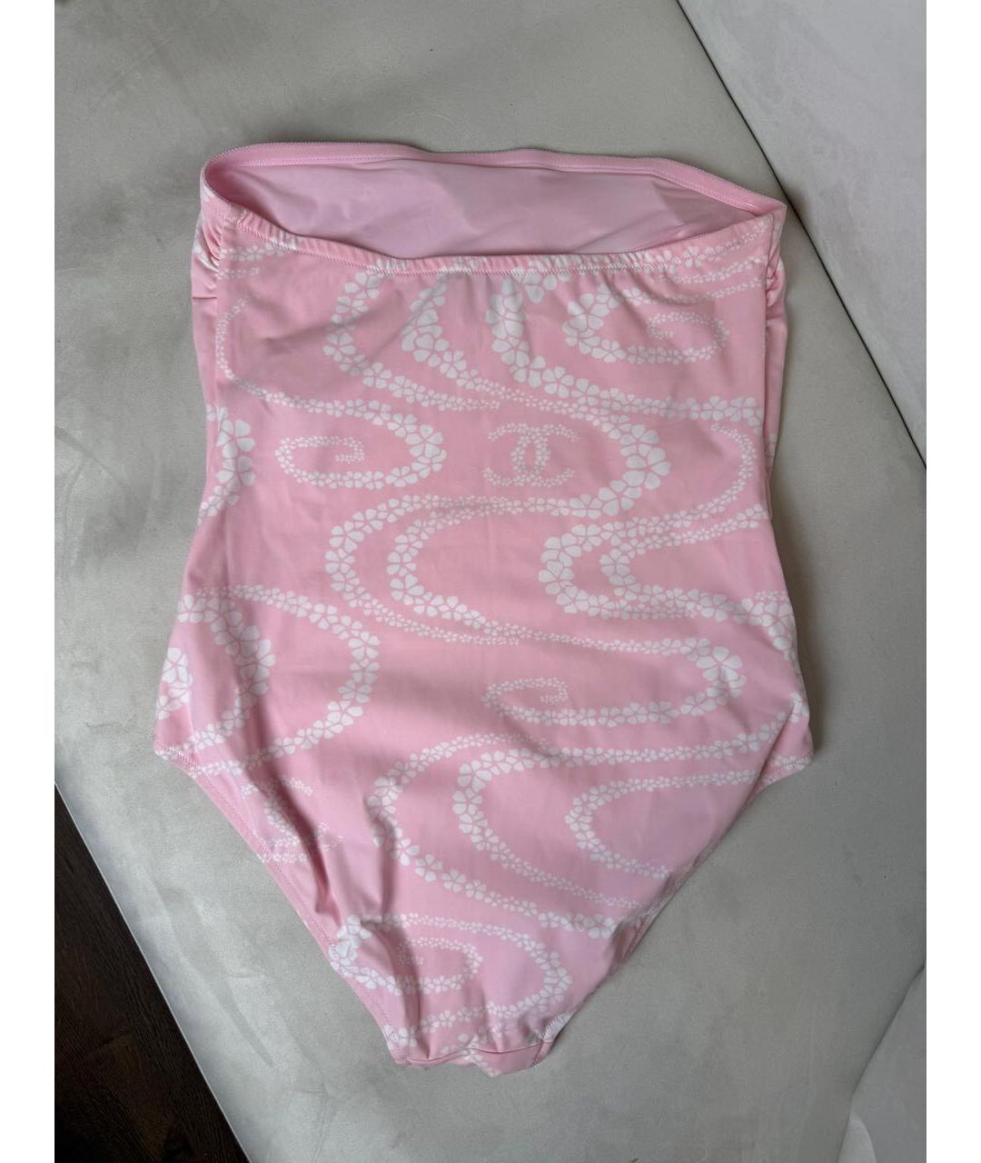 CHANEL Розовый полиамидовый купальник, фото 2