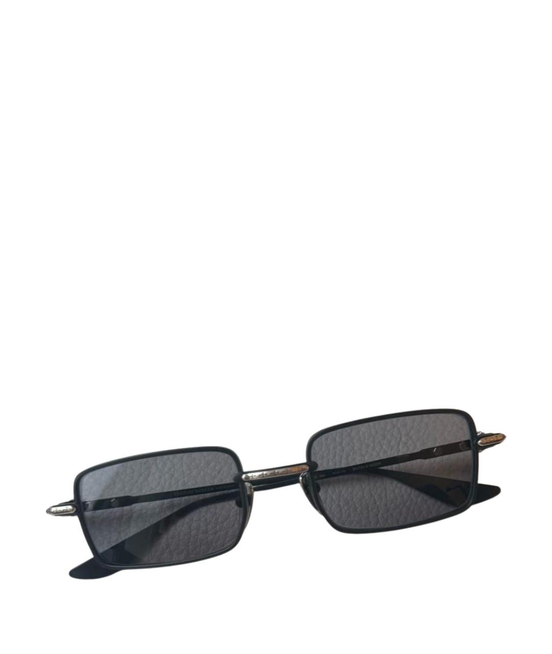 CHROME HEARTS Черные металлические солнцезащитные очки, фото 9