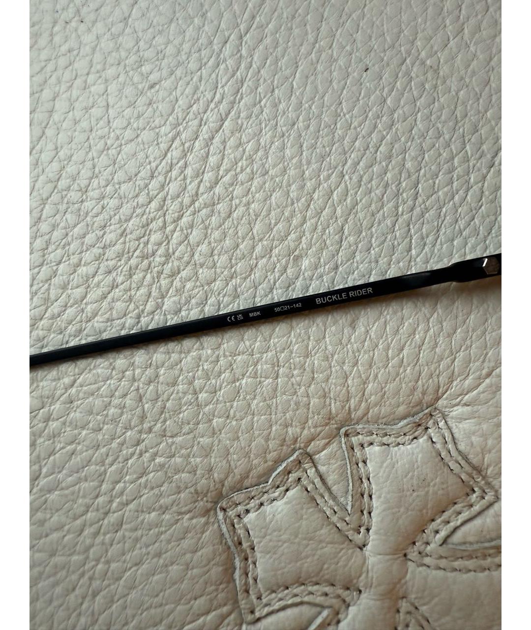 CHROME HEARTS Черные металлические солнцезащитные очки, фото 5