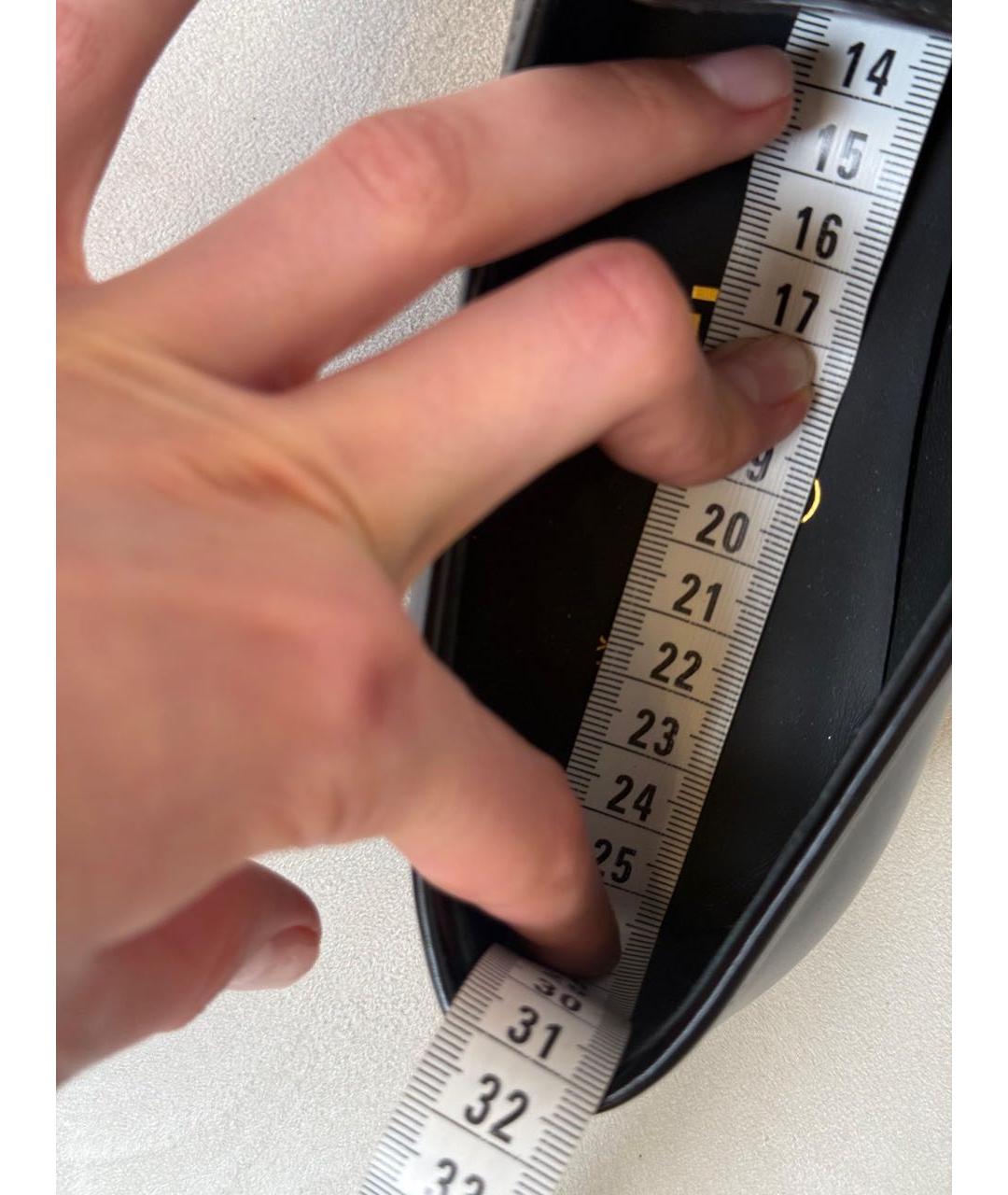 CHANEL Черные кожаные лоферы, фото 3