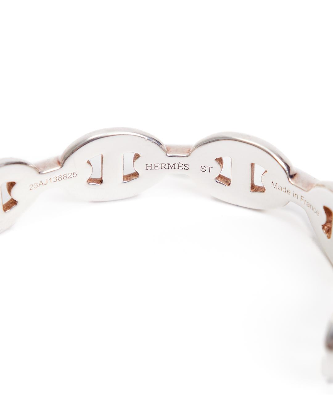 HERMES Серебрянный серебряный браслет, фото 4
