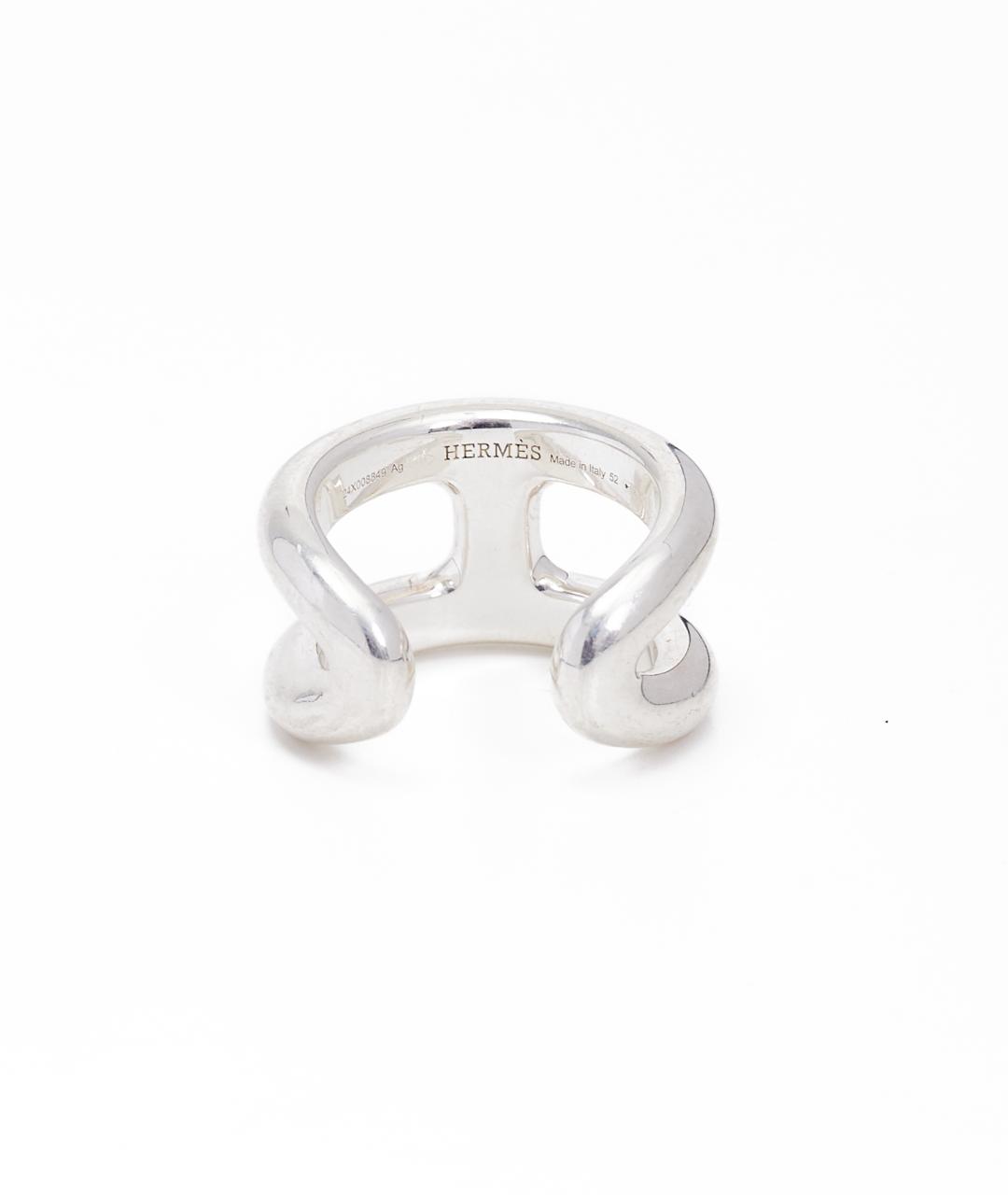 HERMES Серебряное серебряное кольцо, фото 4