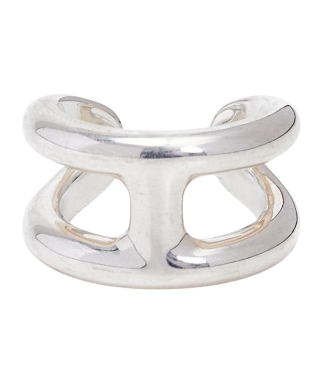 HERMES Серебряное серебряное кольцо, фото 1