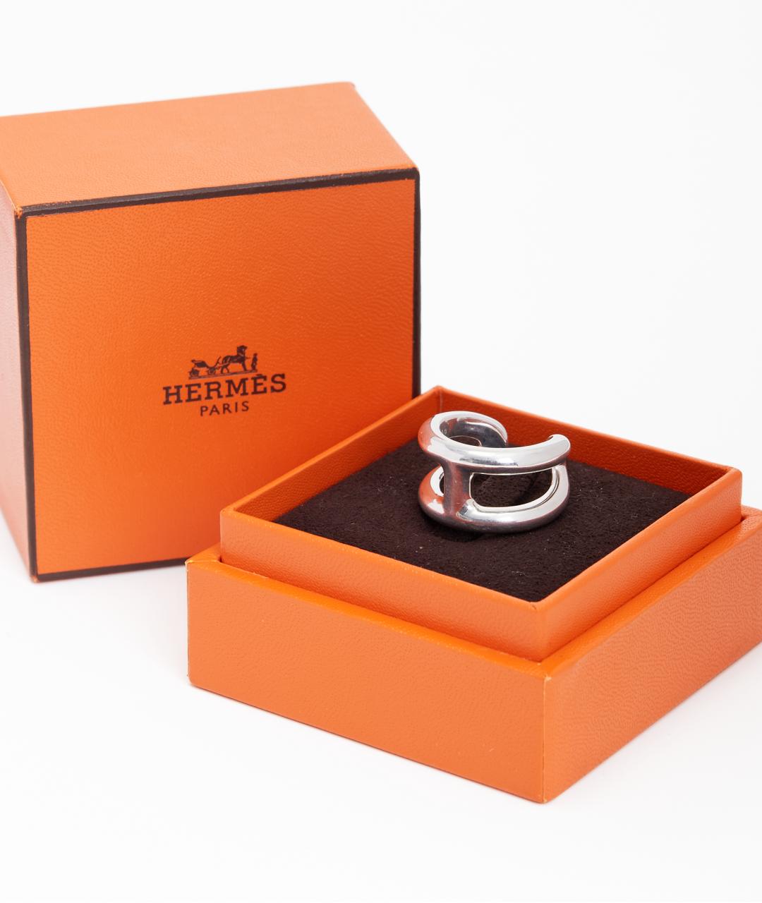 HERMES Серебряное серебряное кольцо, фото 7