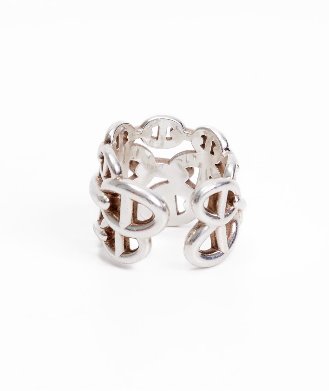 HERMES Серебряное серебряное кольцо, фото 3