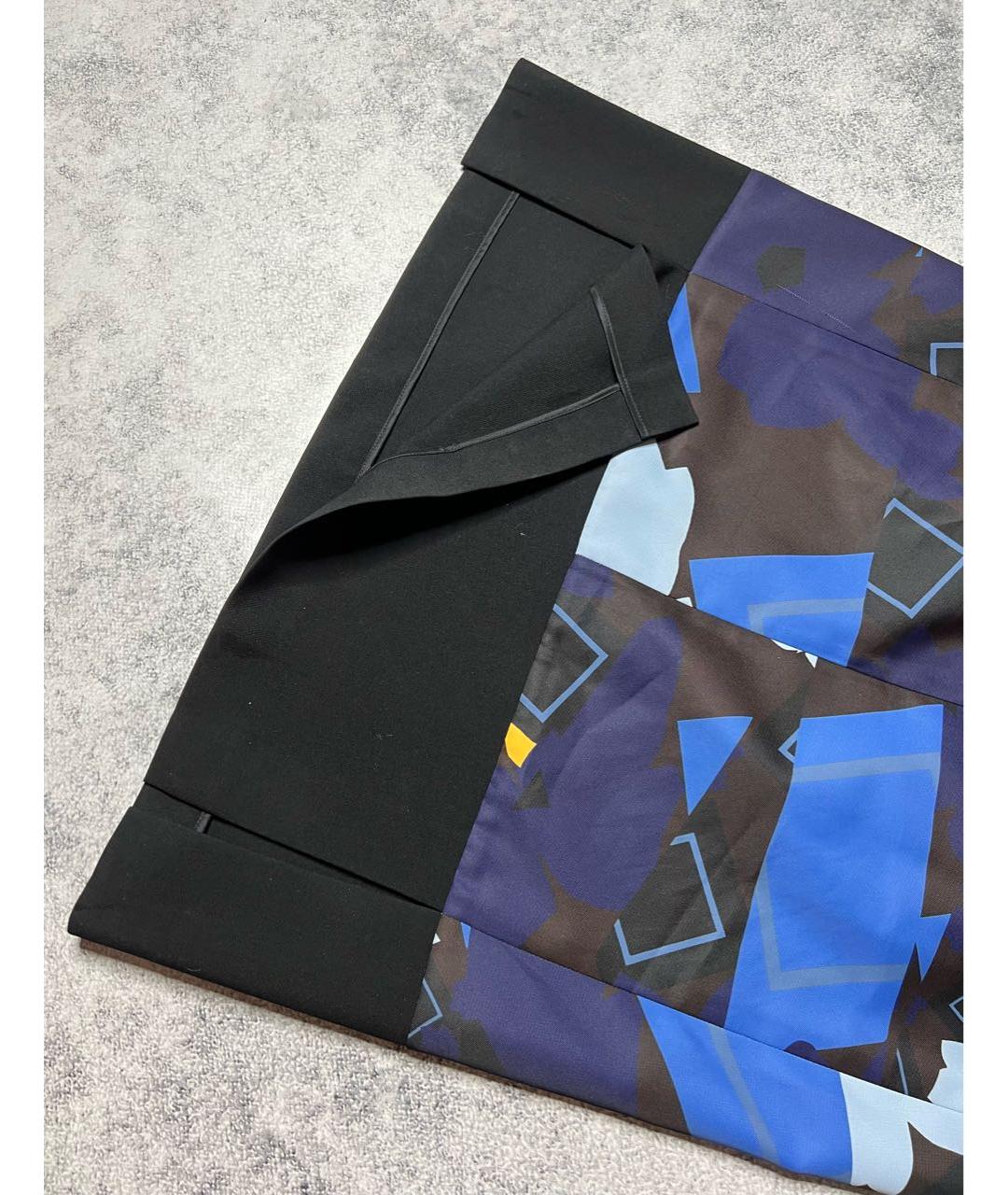 JIL SANDER Мульти полиэстеровая юбка миди, фото 6