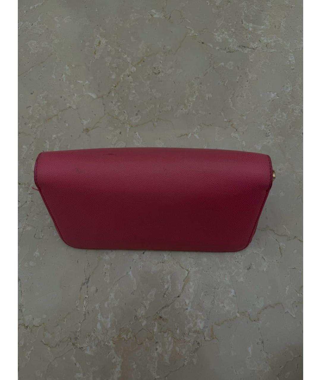 CHOPARD Розовый кожаный кошелек, фото 4