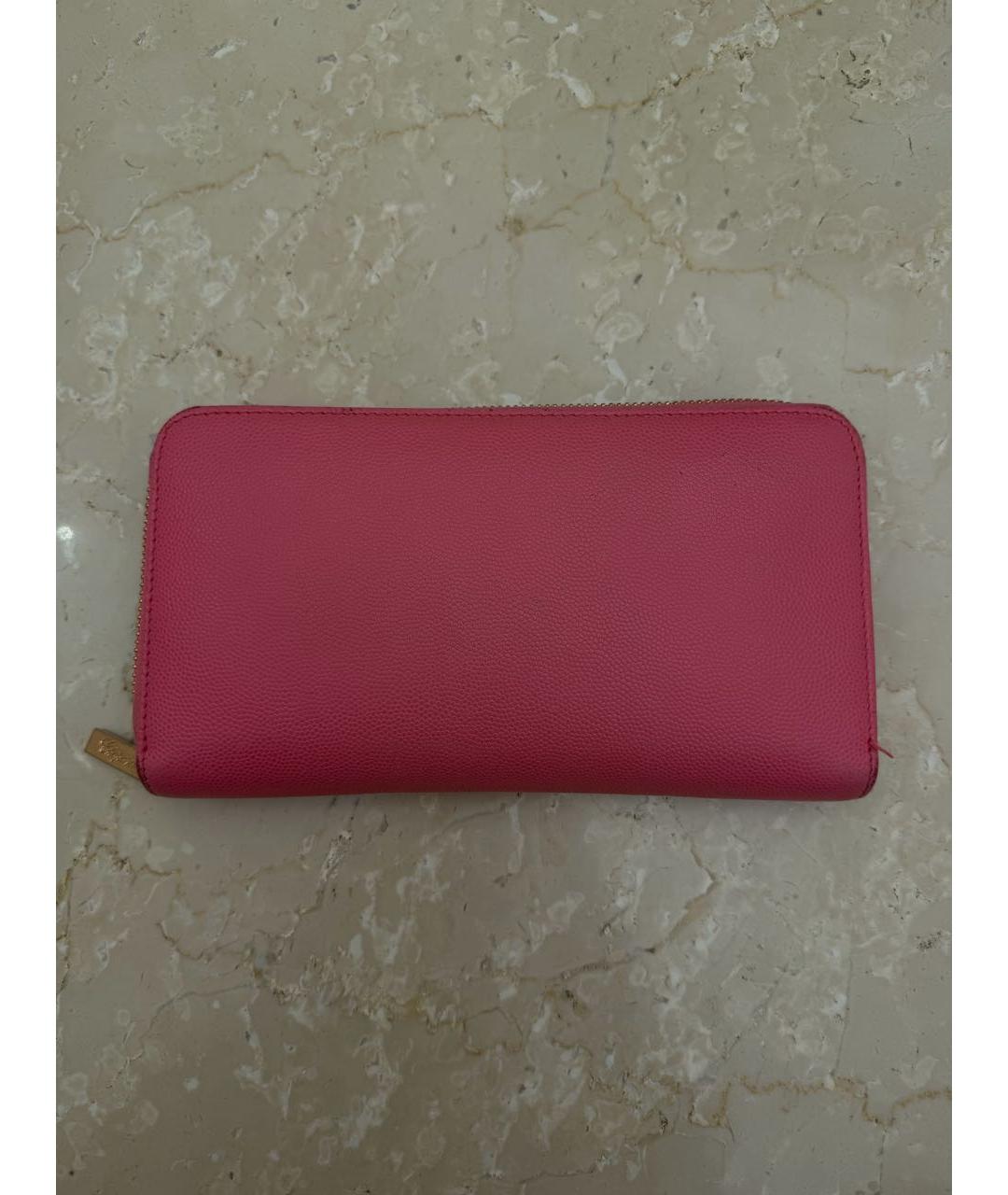 CHOPARD Розовый кожаный кошелек, фото 2