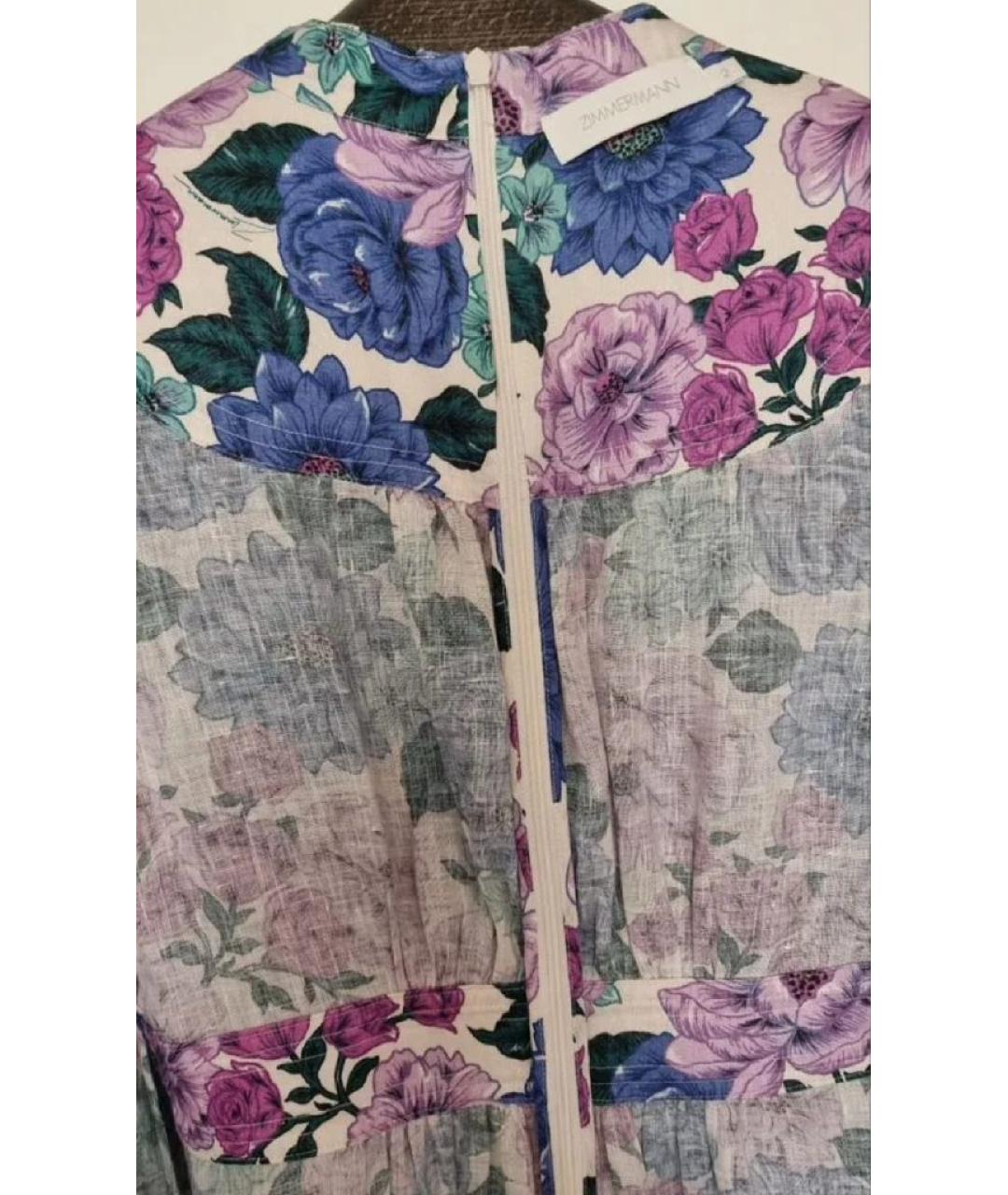 ZIMMERMANN Мульти льняной сарафан, фото 3