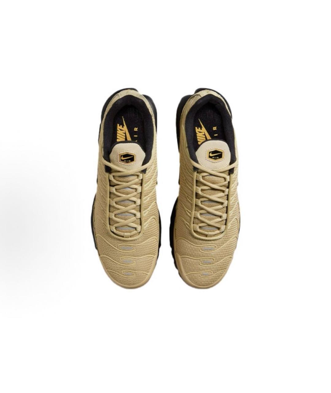 NIKE Горчичные синтетические низкие кроссовки / кеды, фото 3