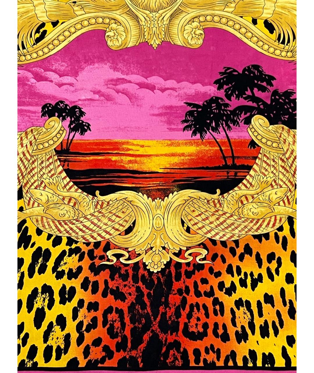 VERSACE Мульти шелковый платок, фото 4