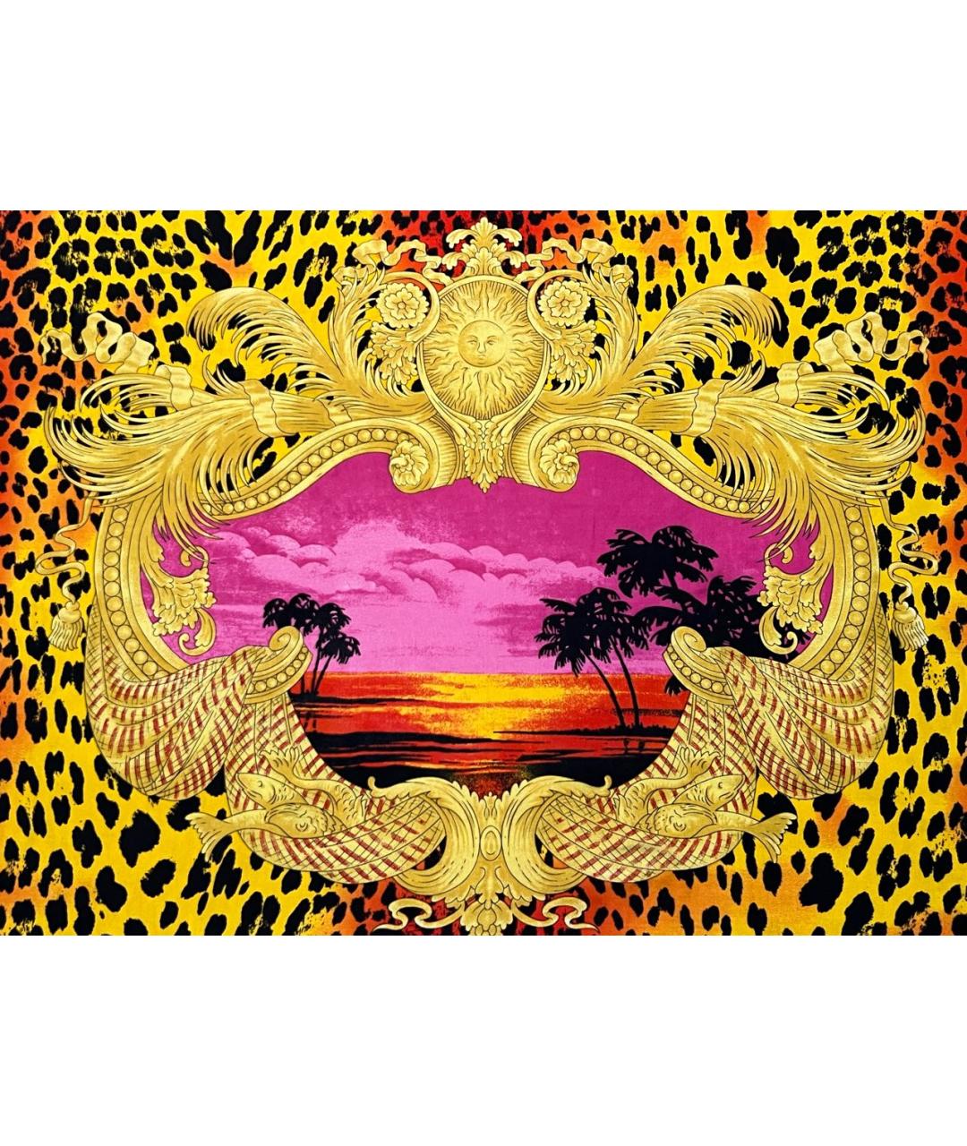 VERSACE Мульти шелковый платок, фото 2