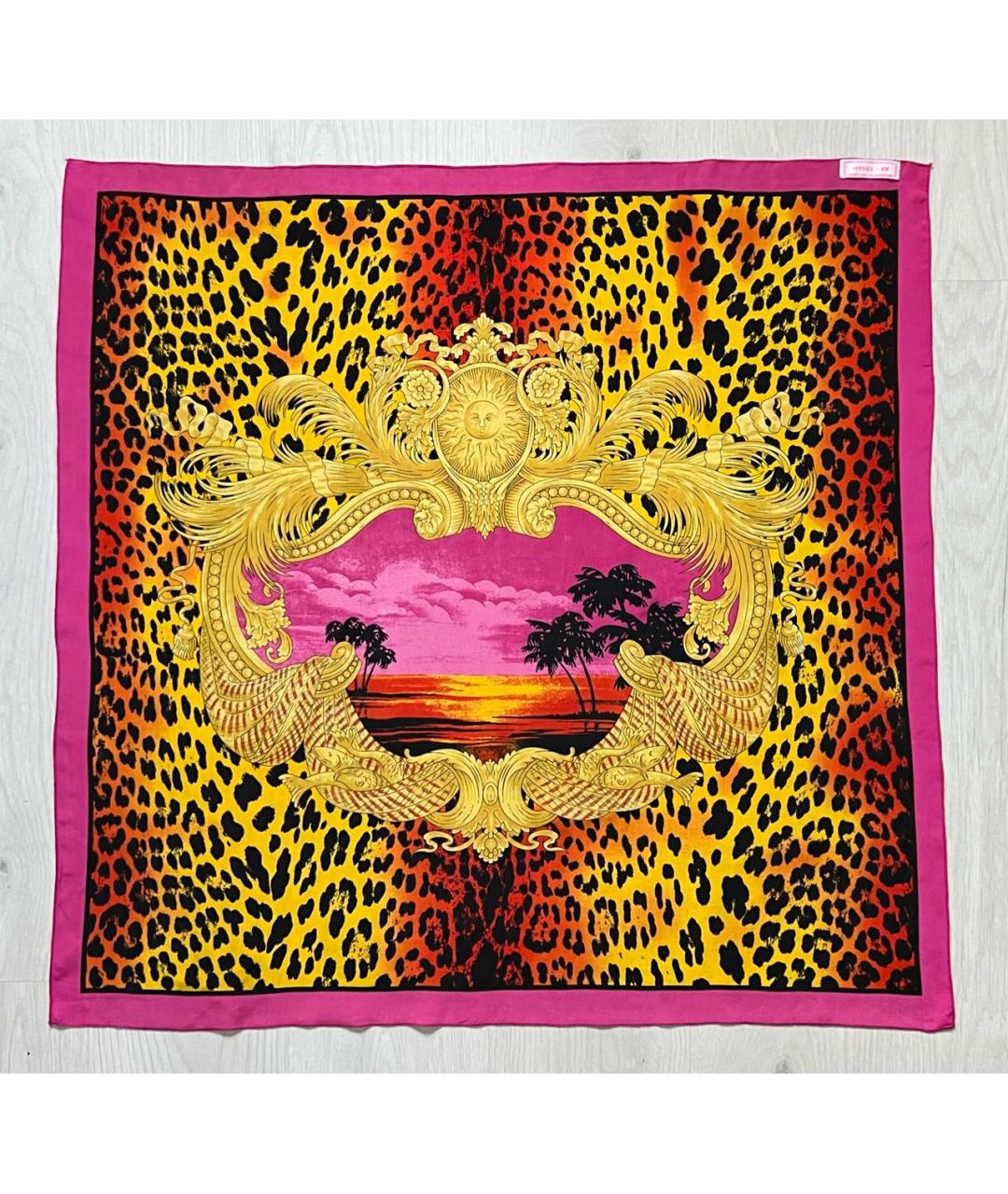VERSACE Мульти шелковый платок, фото 8
