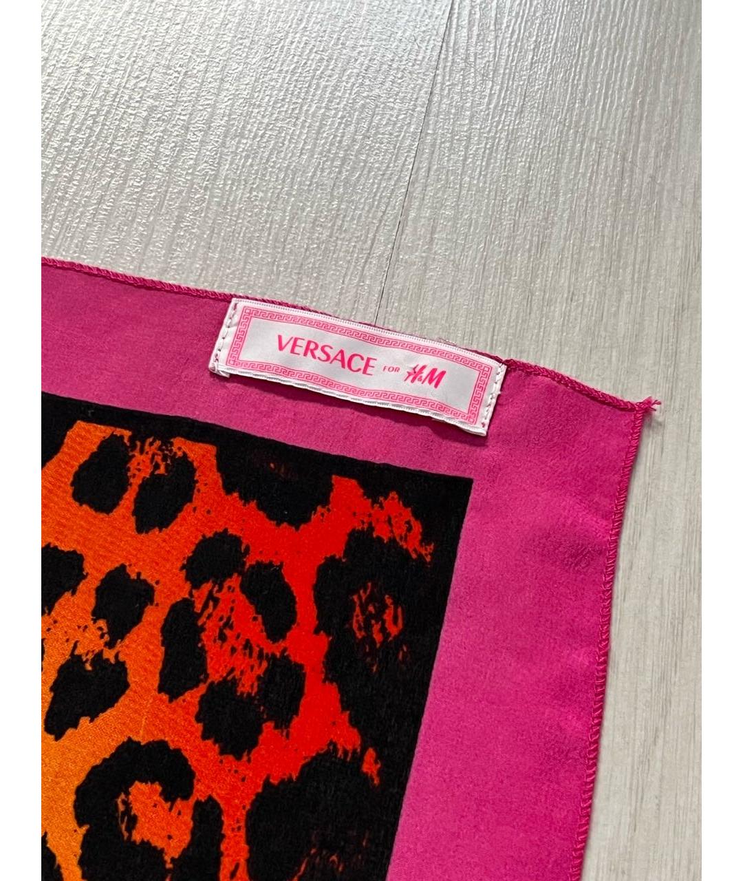 VERSACE Мульти шелковый платок, фото 7