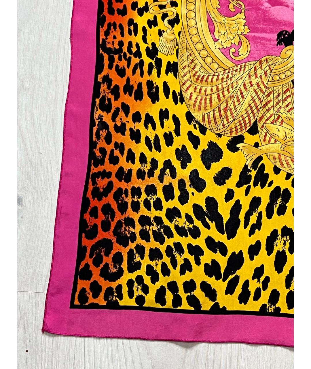 VERSACE Мульти шелковый платок, фото 5