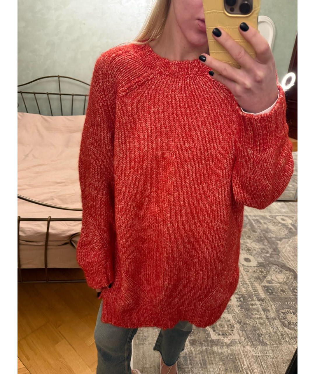 MRZ Коралловый хлопковый джемпер / свитер, фото 6